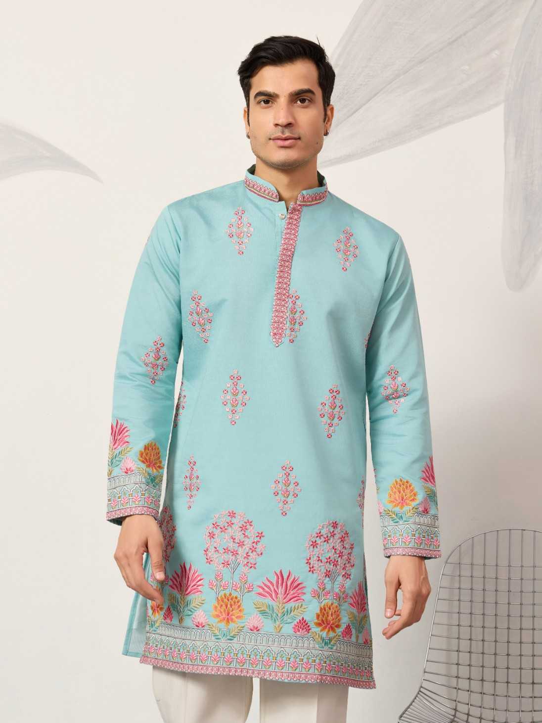 Ynf Viscose RIN202 SHUBHVASTRA GRAND 6141 Mens Wear Wholesale Mens Kurta Pyjama Silk Kurta Designer Ethnic Set Manufacturer- Kapda Export