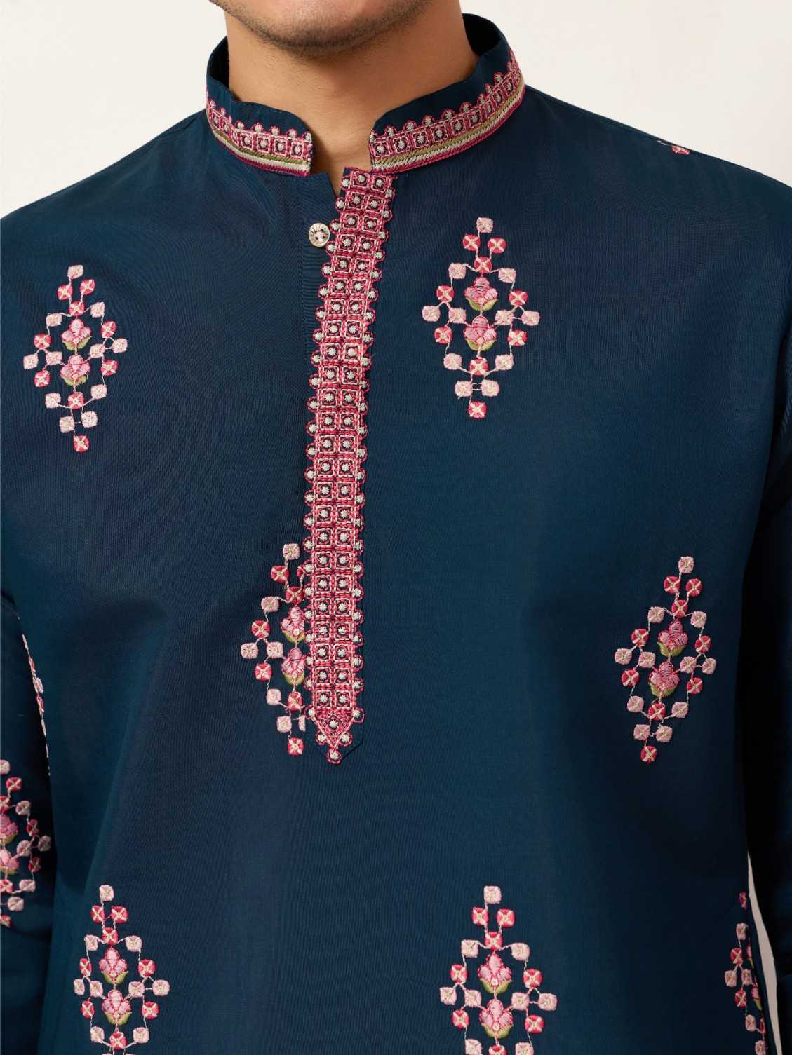 Ynf Viscose RIN202 SHUBHVASTRA GRAND 6141 Mens Wear Wholesale Mens Kurta Pyjama Silk Kurta Designer Ethnic Set Manufacturer- Kapda Export