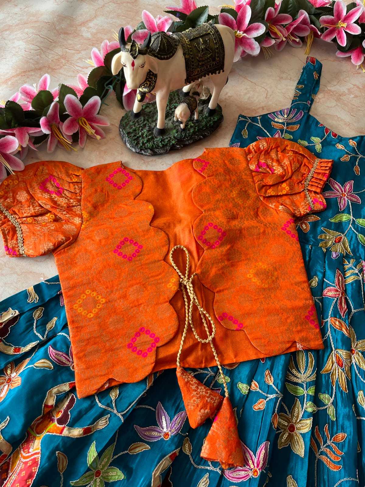 Ynf Viscose RIN235 pranil Kids Wear Wholesale Kids Gown Kids Ethnic Gowns Kids Wedding Outfits Manufacturer- Kapda Export