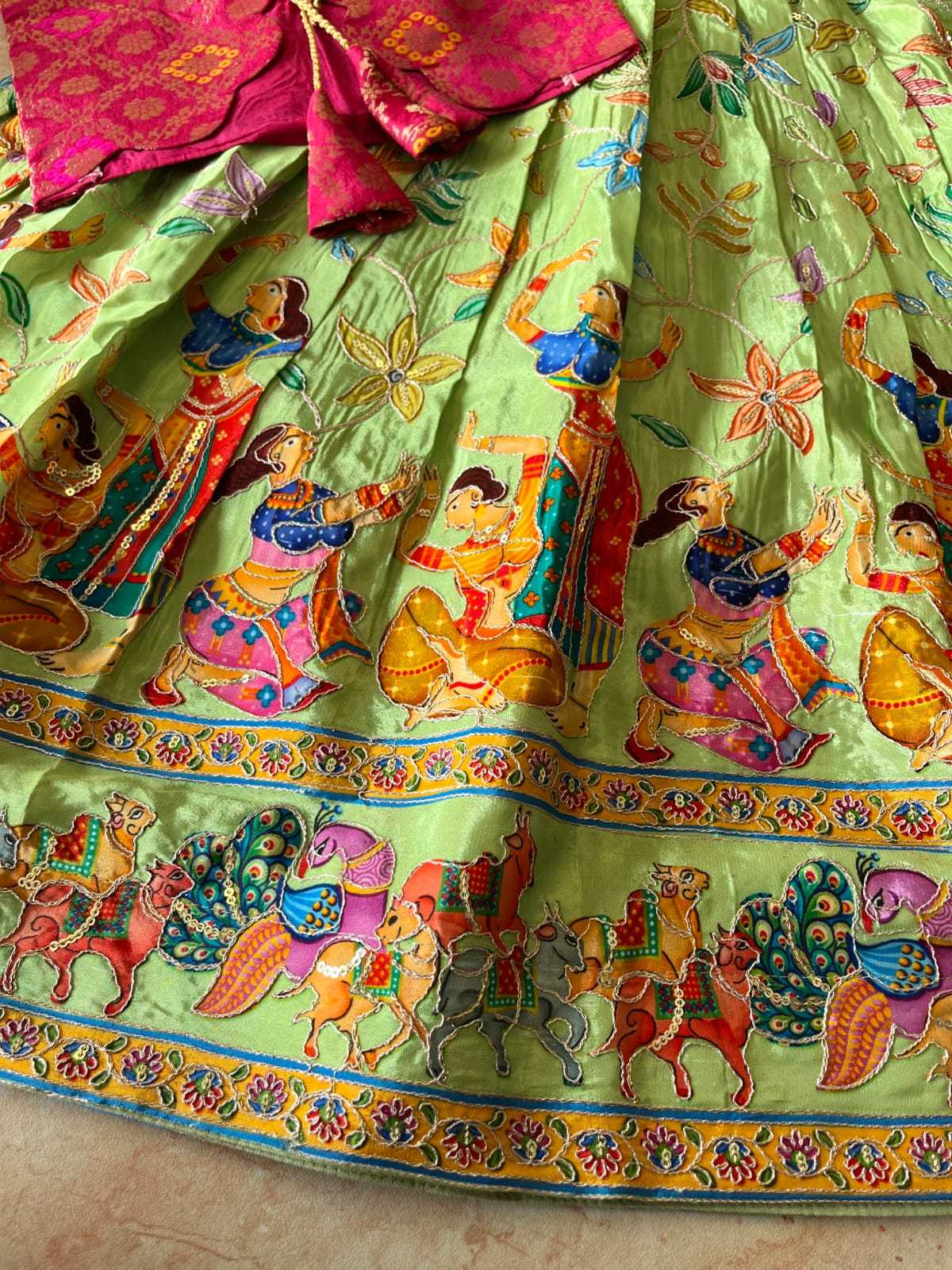 Ynf Viscose RIN235 pranil Kids Wear Wholesale Kids Gown Kids Ethnic Gowns Kids Wedding Outfits Manufacturer- Kapda Export