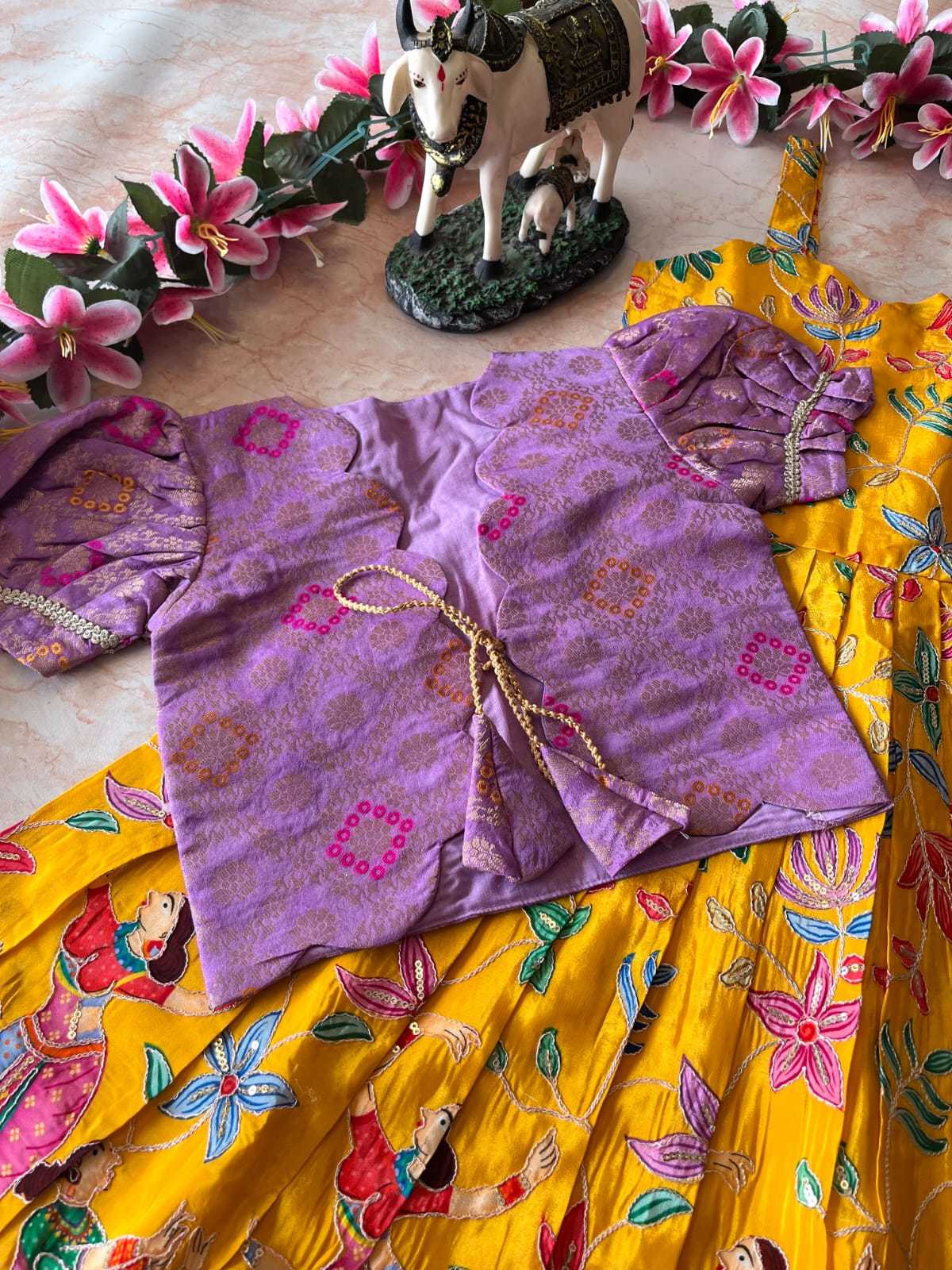 Ynf Viscose RIN235 pranil Kids Wear Wholesale Kids Gown Kids Ethnic Gowns Kids Wedding Outfits Manufacturer- Kapda Export