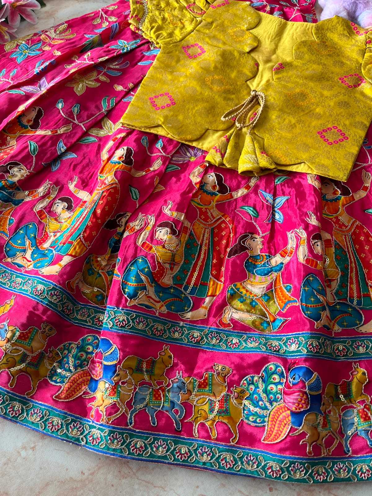 Ynf Viscose RIN235 pranil Kids Wear Wholesale Kids Gown Kids Ethnic Gowns Kids Wedding Outfits Manufacturer- Kapda Export