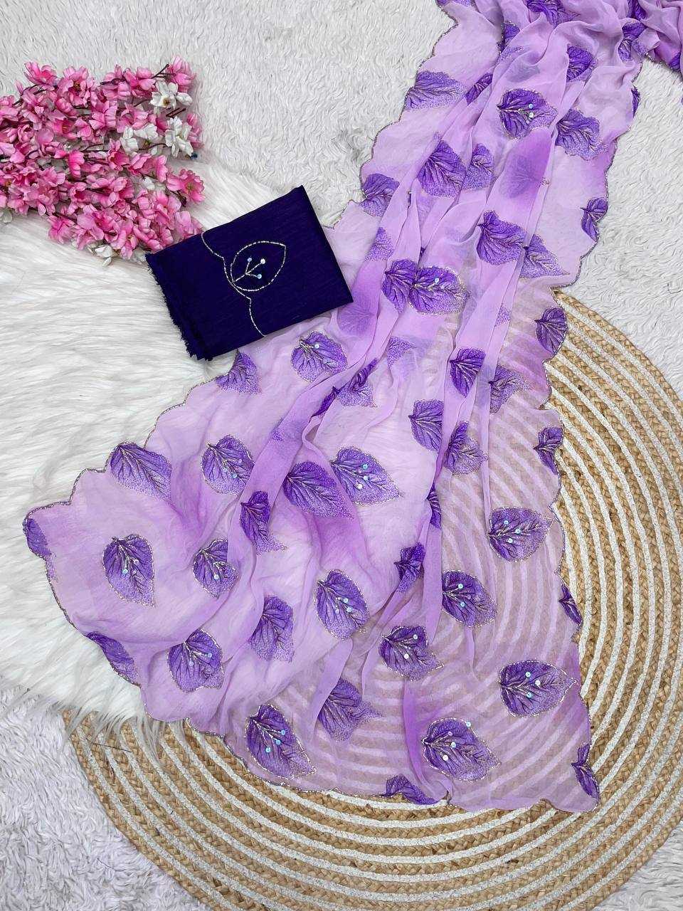 Ynf WEIGHTLESS RIN230 549 Sarees Wholesale Indian Sarees Hand Work Sarees Weightless Sarees Manufacturer- Kapda Export