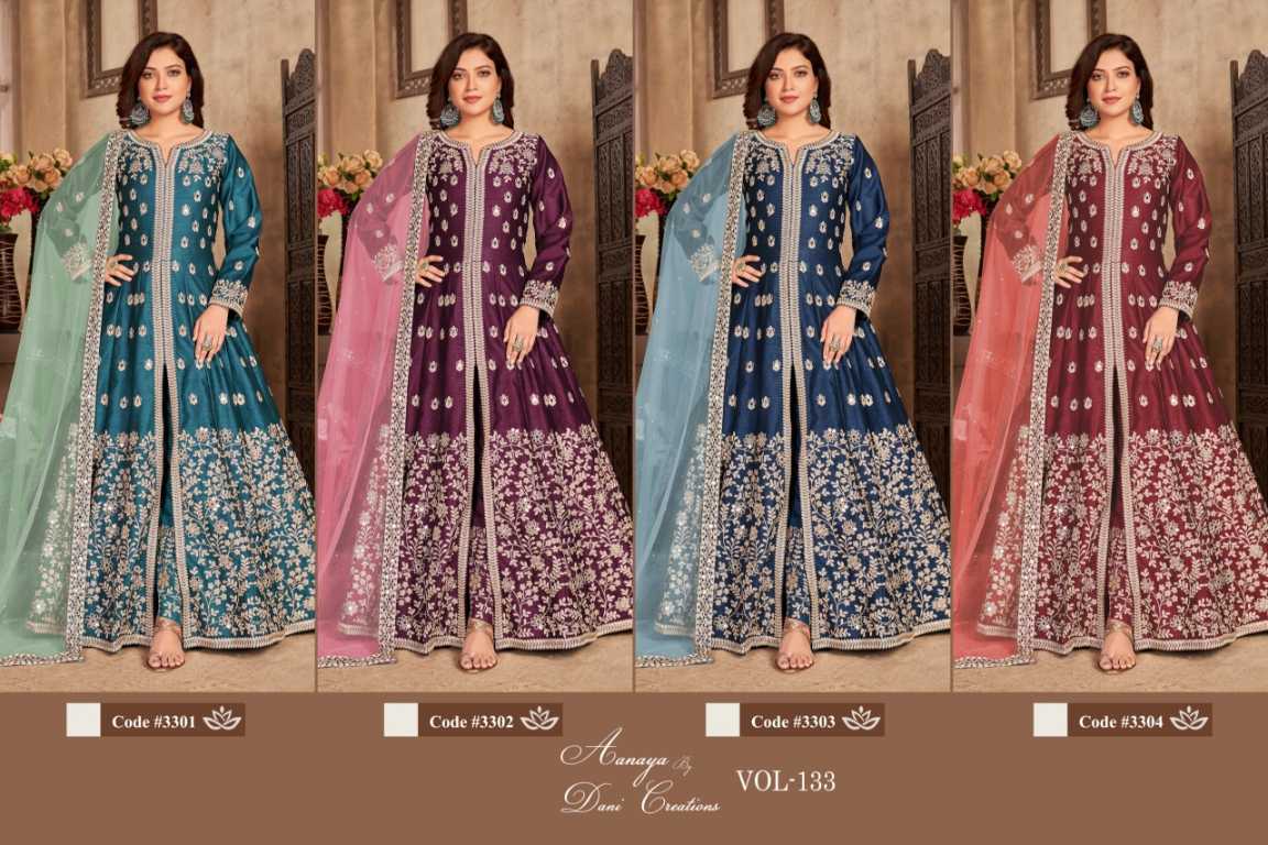 Ynf Art Silk KESH530 Twisha AANAYA 3300 Kurti Wholesale Ethnic Kurtis Party Wear Kurtis Designer Kurtis Manufacturer- Kapda Export