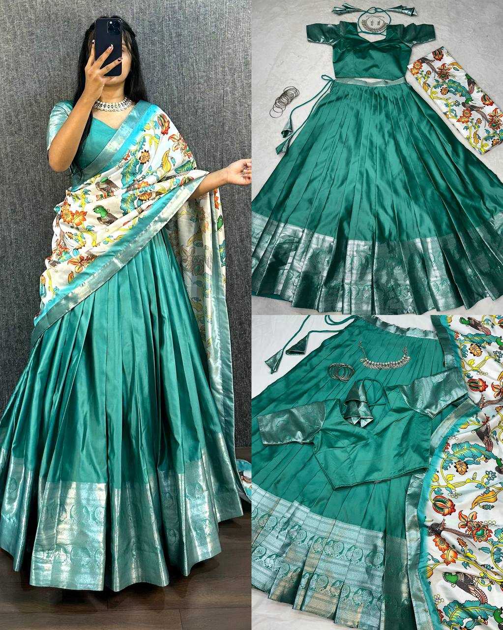 Ynf Aura Silk KESH723 Amravati Lehengas Festive Collections Wholesale Fancy Lehenga Traditional Lehenga Silk Lehenga Manufacturer- Kapda Export