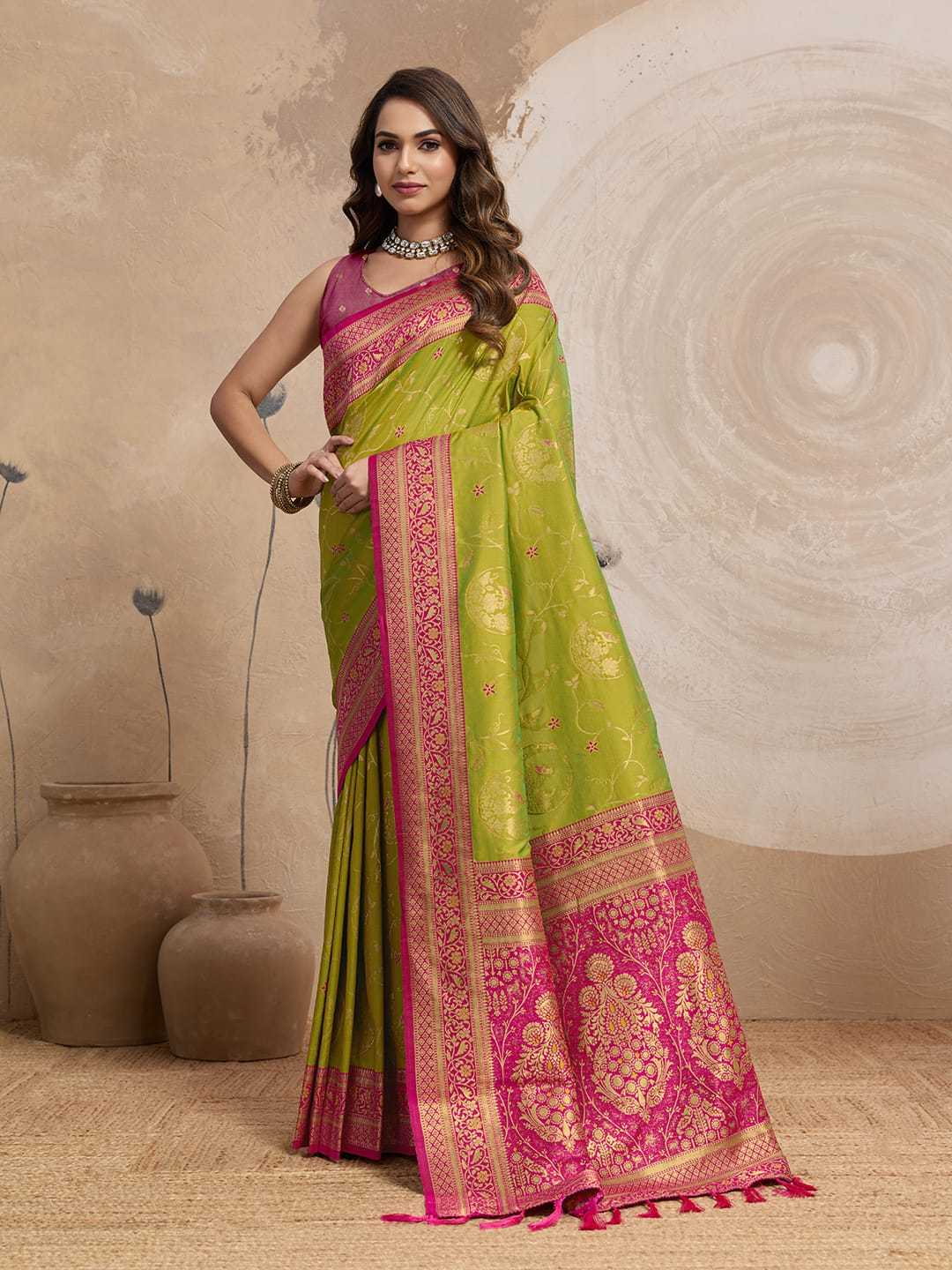 Ynf Banarasi Soft Silk KESH583 ANISHA Silk Sarees Wholesale Banarasi Silk Sarees Heavy Silk Sarees Zari Border Silk Sarees Manufacturer- Kapda Export