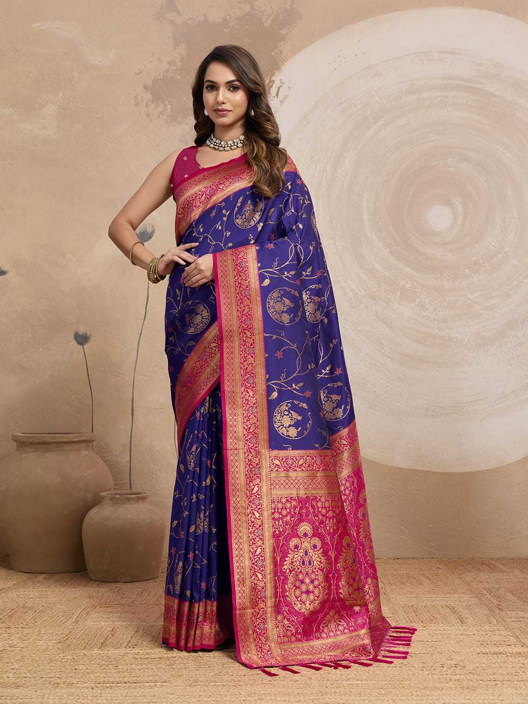 Ynf Banarasi Soft Silk KESH583 ANISHA Silk Sarees Wholesale Banarasi Silk Sarees Heavy Silk Sarees Zari Border Silk Sarees Manufacturer- Kapda Export