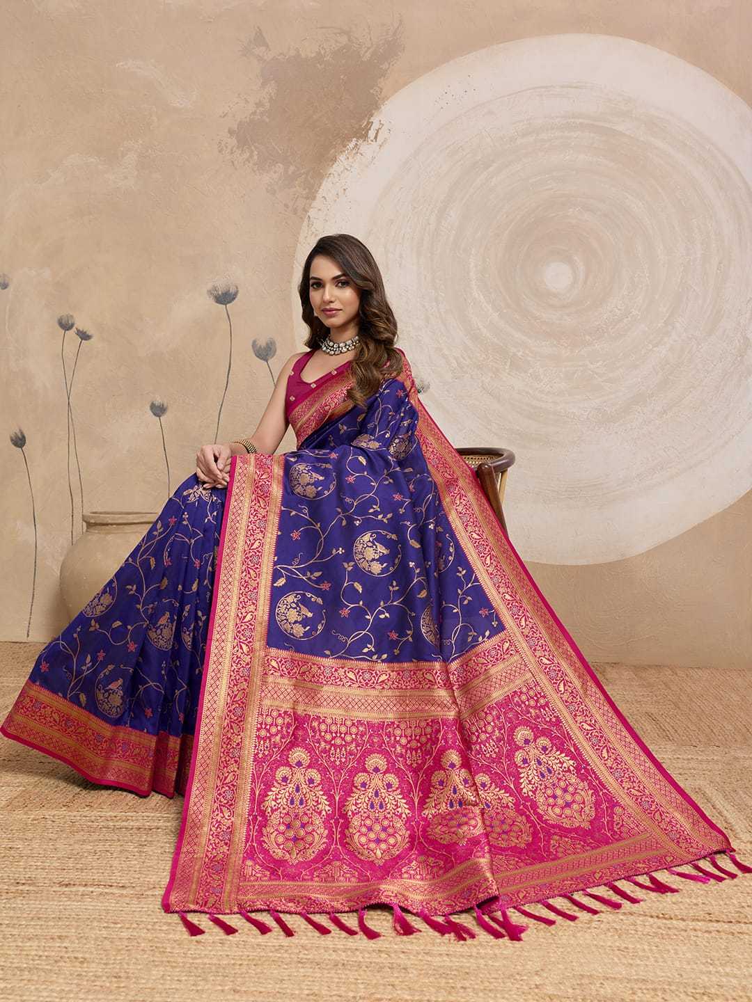 Ynf Banarasi Soft Silk KESH583 ANISHA Silk Sarees Wholesale Banarasi Silk Sarees Heavy Silk Sarees Zari Border Silk Sarees Manufacturer- Kapda Export