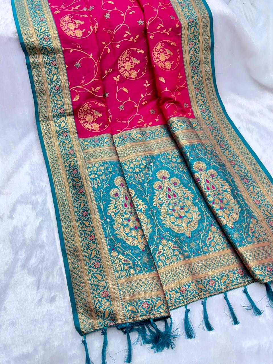 Ynf Banarasi Soft Silk KESH583 ANISHA Silk Sarees Wholesale Banarasi Silk Sarees Heavy Silk Sarees Zari Border Silk Sarees Manufacturer- Kapda Export