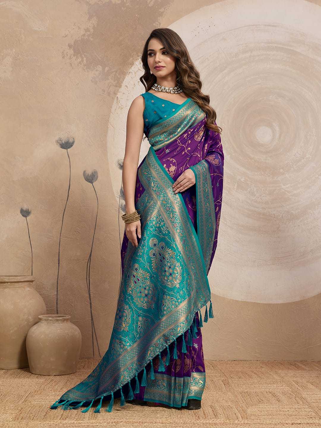 Ynf Banarasi Soft Silk KESH583 ANISHA Silk Sarees Wholesale Banarasi Silk Sarees Heavy Silk Sarees Zari Border Silk Sarees Manufacturer- Kapda Export