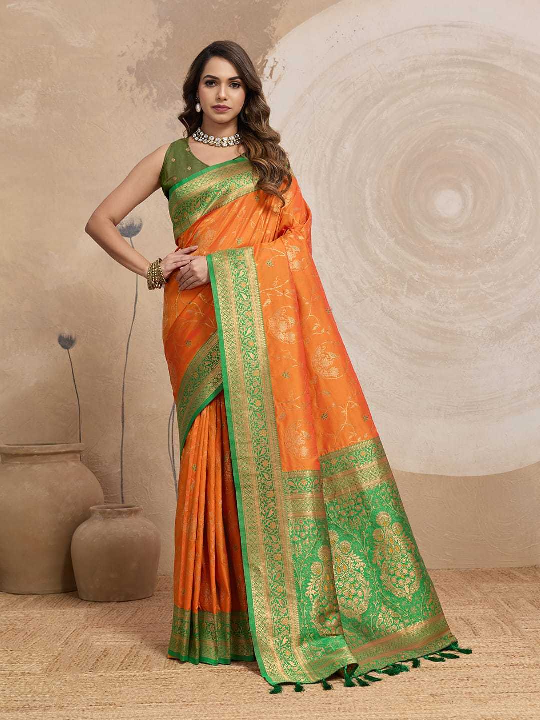 Ynf Banarasi Soft Silk KESH583 ANISHA Silk Sarees Wholesale Banarasi Silk Sarees Heavy Silk Sarees Zari Border Silk Sarees Manufacturer- Kapda Export