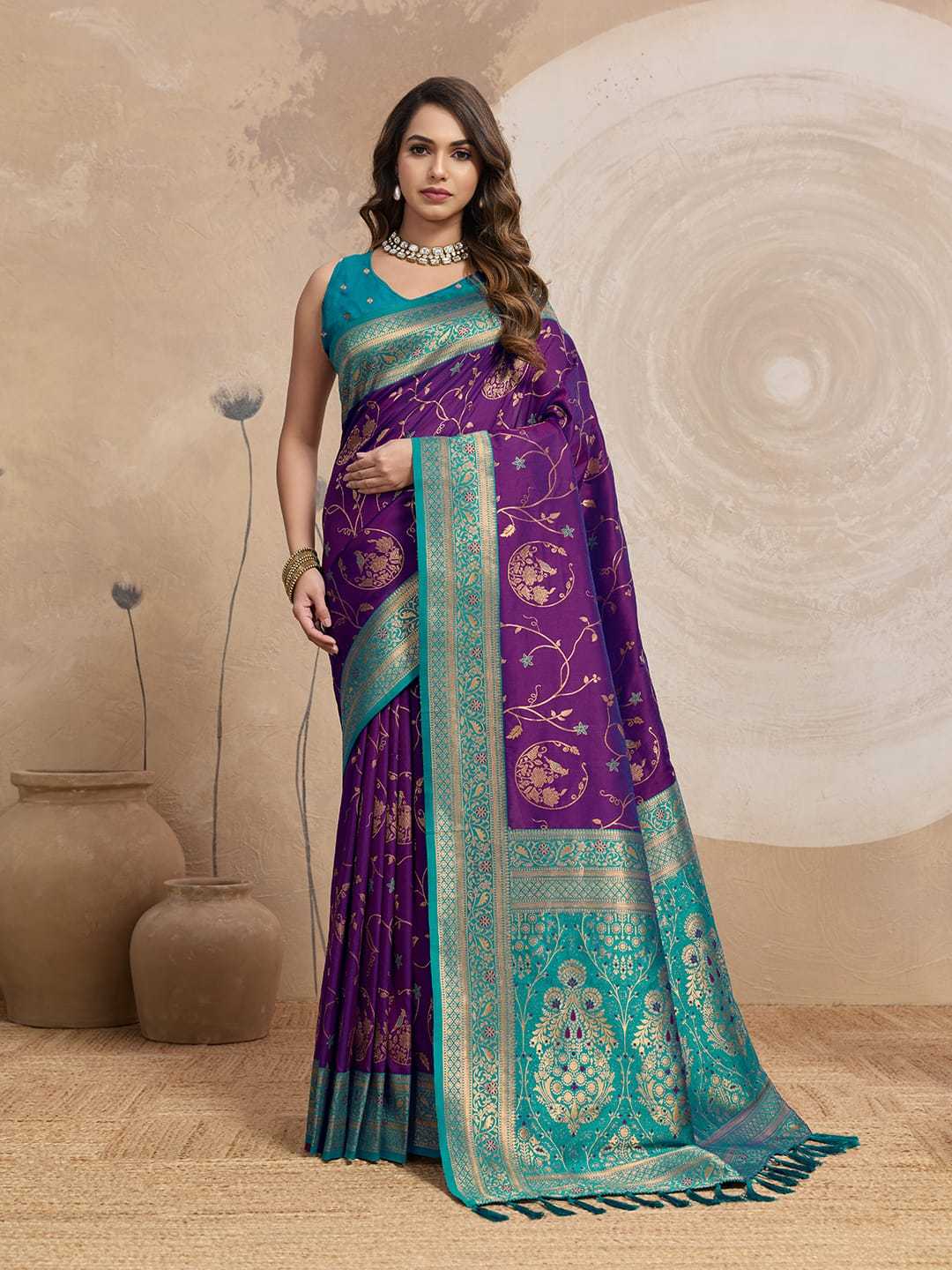Ynf Banarasi Soft Silk KESH583 ANISHA Silk Sarees Wholesale Banarasi Silk Sarees Heavy Silk Sarees Zari Border Silk Sarees Manufacturer- Kapda Export