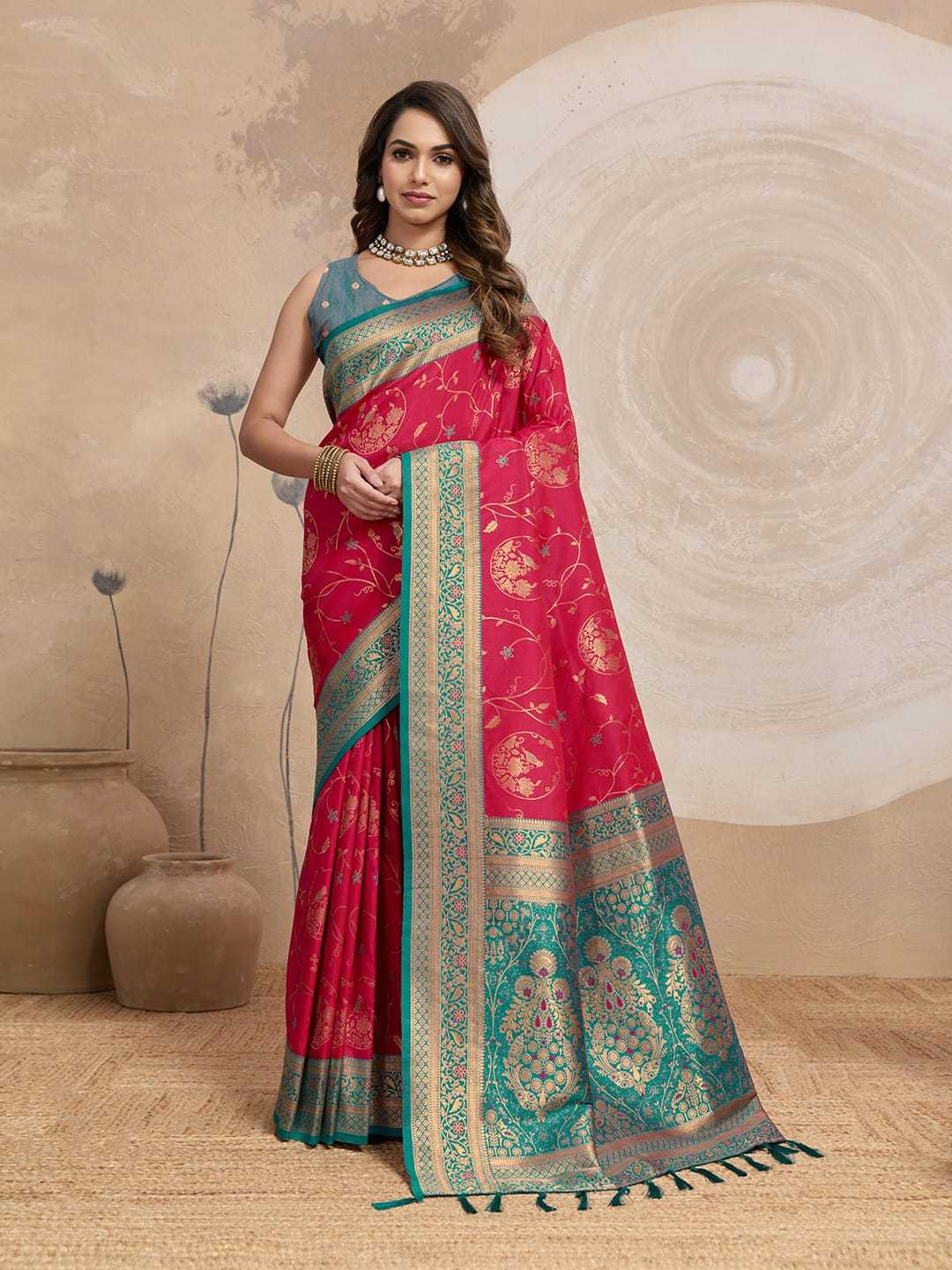 Ynf Banarasi Soft Silk KESH583 ANISHA Silk Sarees Wholesale Banarasi Silk Sarees Heavy Silk Sarees Zari Border Silk Sarees Manufacturer- Kapda Export