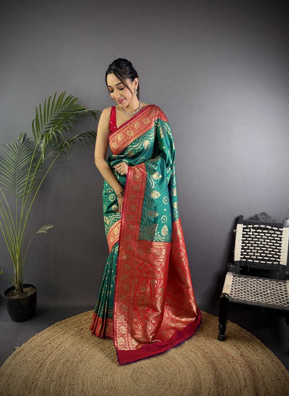 Ynf Banarasi Soft Silk KESH663 Hyryder Silk Sarees Festive Collections Wholesale Banarasi Silk Sarees Silk Sarees With Contrast Pallu Festival Silk Sarees Manufacturer- Kapda Export