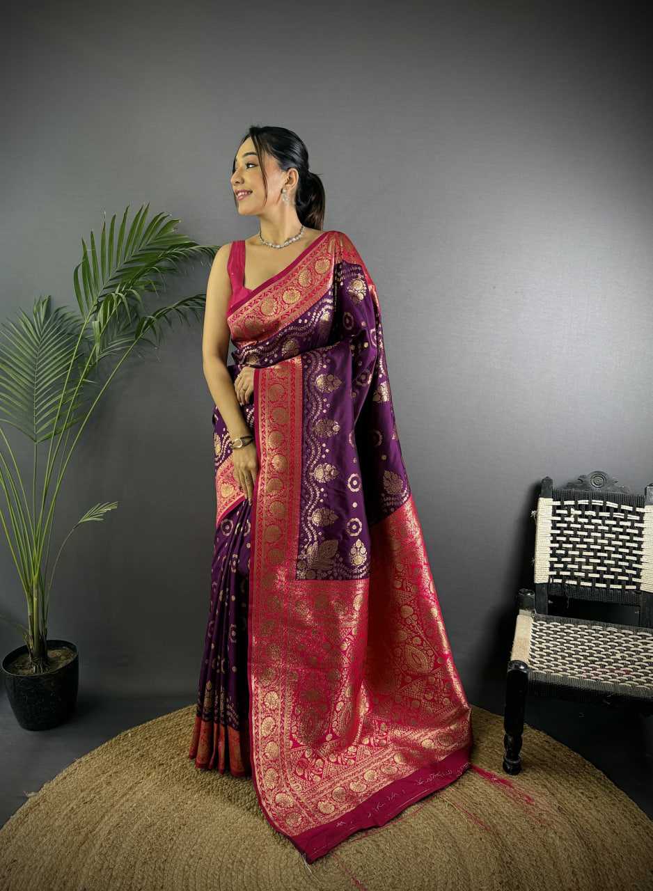 Ynf Banarasi Soft Silk KESH663 Hyryder Silk Sarees Festive Collections Wholesale Banarasi Silk Sarees Silk Sarees With Contrast Pallu Festival Silk Sarees Manufacturer- Kapda Export