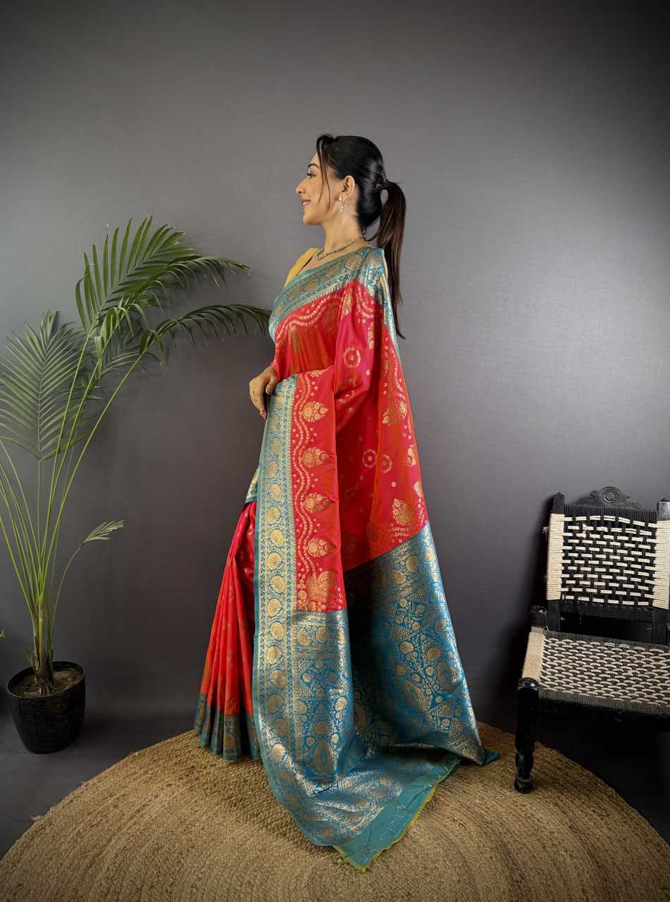 Ynf Banarasi Soft Silk KESH663 Hyryder Silk Sarees Festive Collections Wholesale Banarasi Silk Sarees Silk Sarees With Contrast Pallu Festival Silk Sarees Manufacturer- Kapda Export