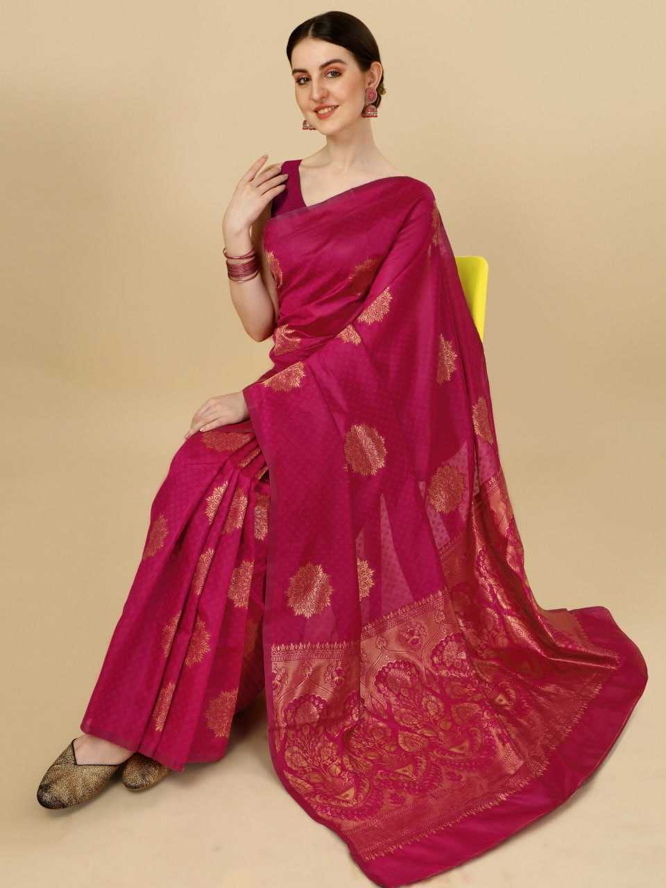 Ynf Banarasi Soft Silk KESH702 5069 Silk Sarees Wholesale Soft Silk Sarees Silk Sarees For Weddings Banarasi Silk Sarees With Zari Work Manufacturer- Kapda Export