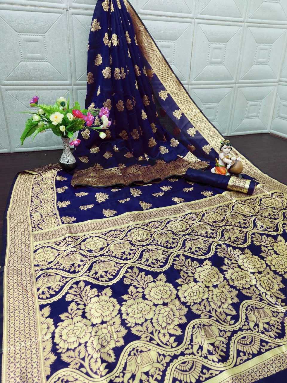 Ynf Banarasi Soft Silk KESH702 5123 Silk Sarees Wholesale Banarasi Silk Sarees Soft Silk Sarees Banarasi Silk Sarees With Zari Work Manufacturer- Kapda Export