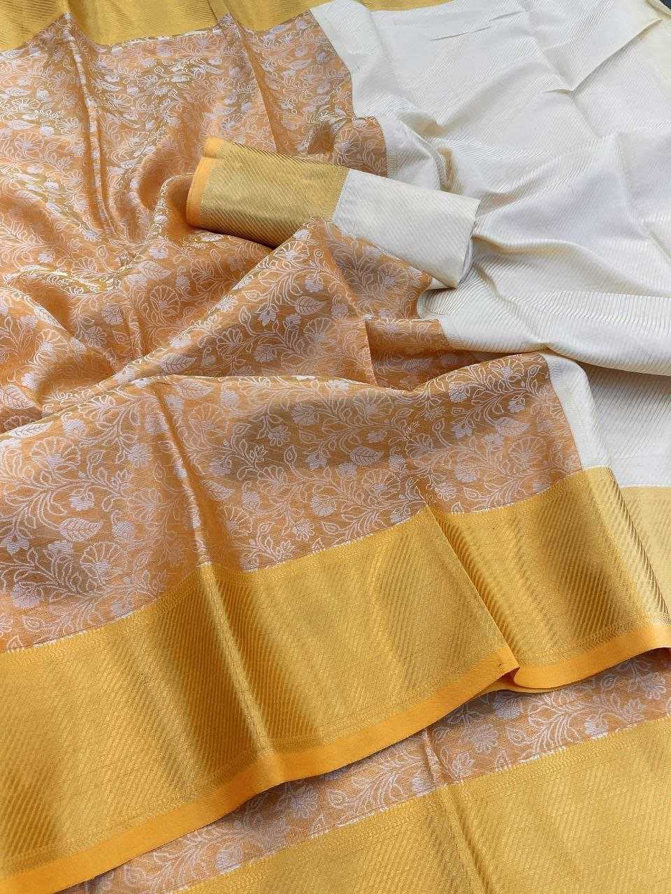 Ynf Banarasi Warm silk RIN216 Snehzala Sarees Wholesale Tissue Silk Saree Zari Sarees Golden Sarees Manufacturer- Kapda Export