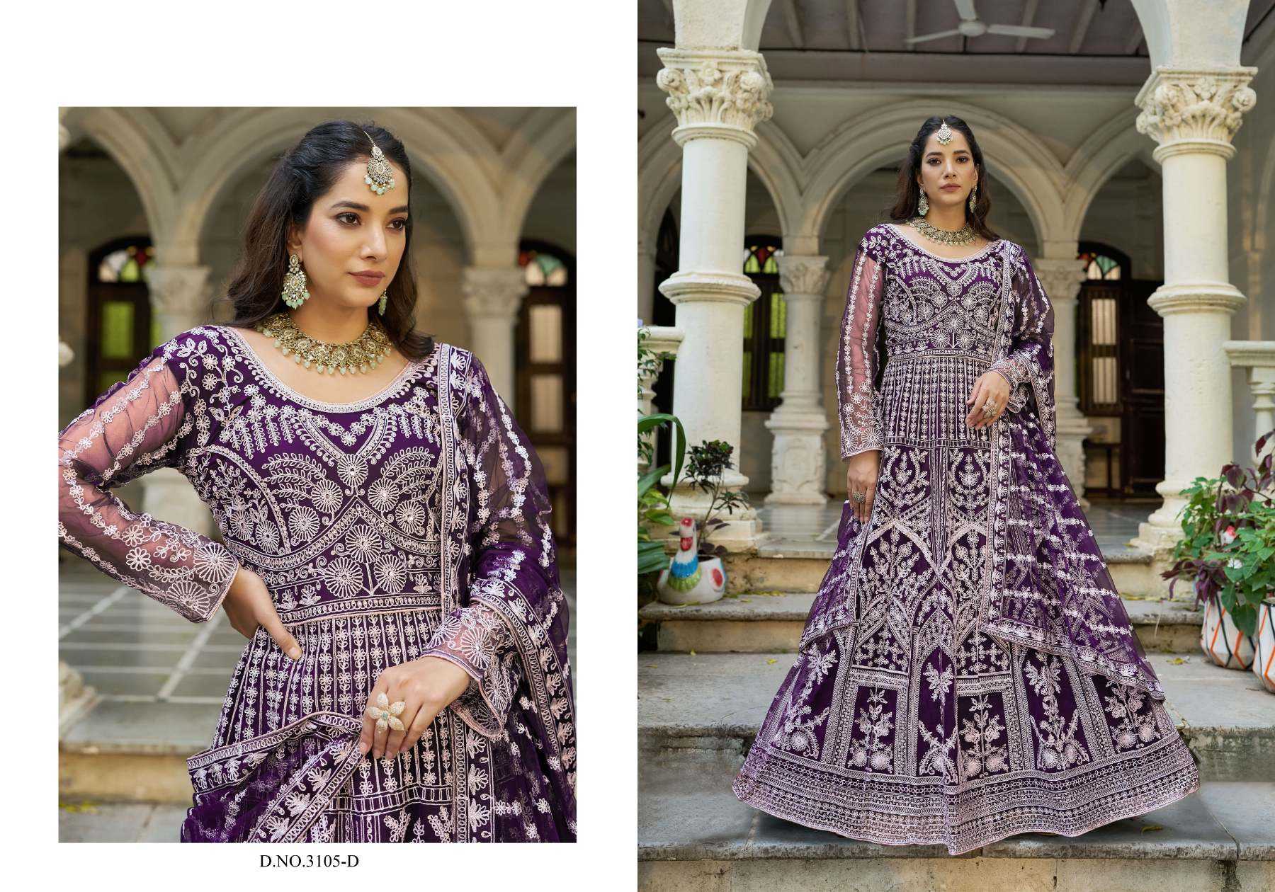 Ynf Butterfly Net KESH630 MEHFIL-3 Suits & Dresses Wholesale Anarkali Suits Party wear suits Wedding Suits Manufacturer- Kapda Export