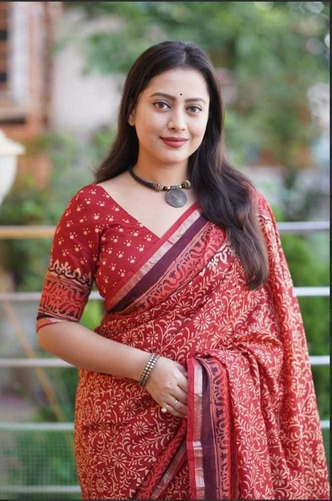 Ynf Chanderi Cotton KESH433 496 Sarees Wholesale Printed Sarees Ajrakh Sarees Chanderi Sarees Manufacturer- Kapda Export