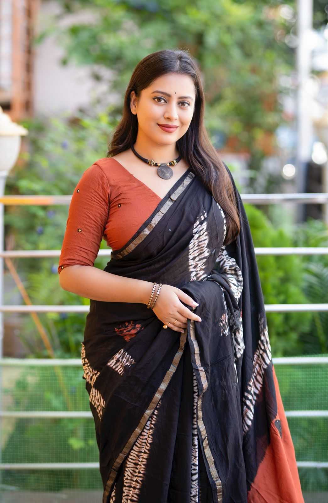 Ynf Chanderi Cotton KESH433 580 Sarees Wholesale Chanderi Sarees Butta Sarees Mirror Work Saree Manufacturer- Kapda Export