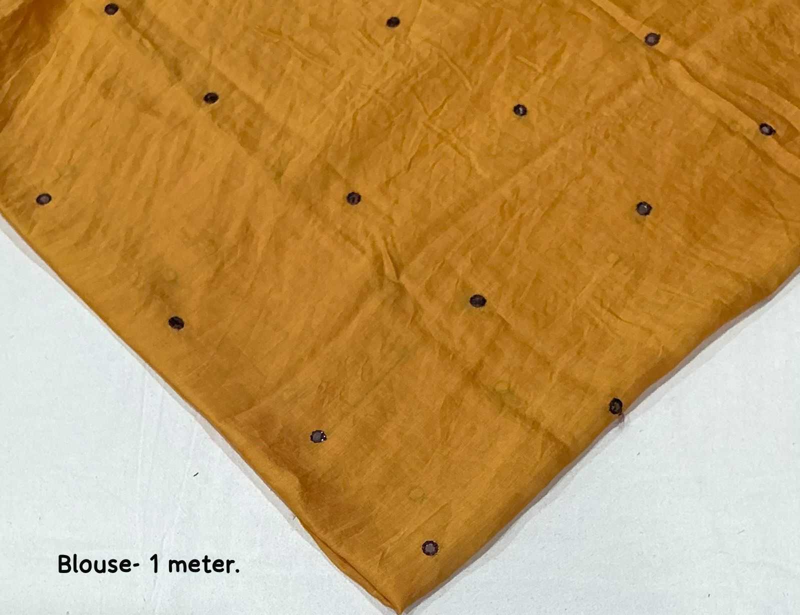 Ynf Chanderi Cotton KESH433 580 Sarees Wholesale Chanderi Sarees Butta Sarees Mirror Work Saree Manufacturer- Kapda Export