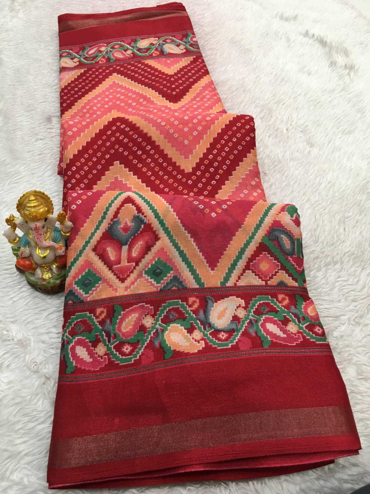 Ynf Chanderi Cotton RIN102 Fast Sarees Wholesale Designer Sarees Printed Sarees Chanderi Sarees Manufacturer- Kapda Export