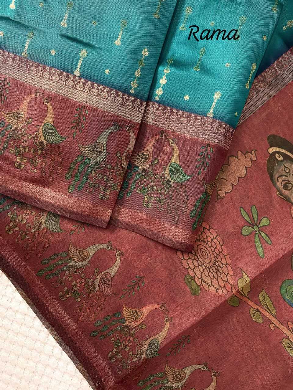 Ynf Chanderi Silk KESH249 Kirti Sarees Wholesale Designer Sarees Printed Sarees Chanderi Sarees Manufacturer- Kapda Export
