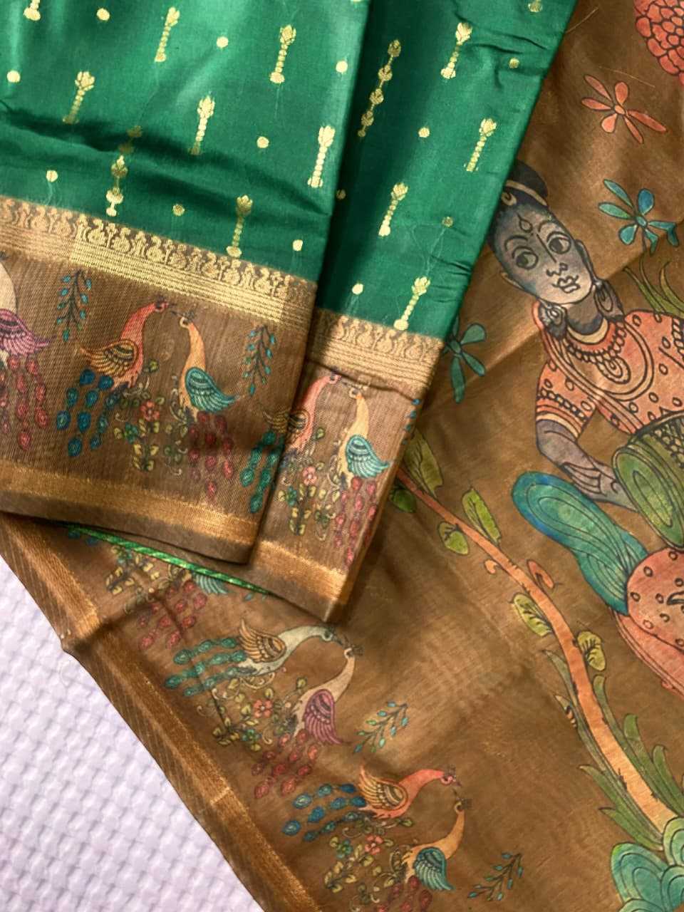 Ynf Chanderi Silk KESH249 Kirti Sarees Wholesale Designer Sarees Printed Sarees Chanderi Sarees Manufacturer- Kapda Export