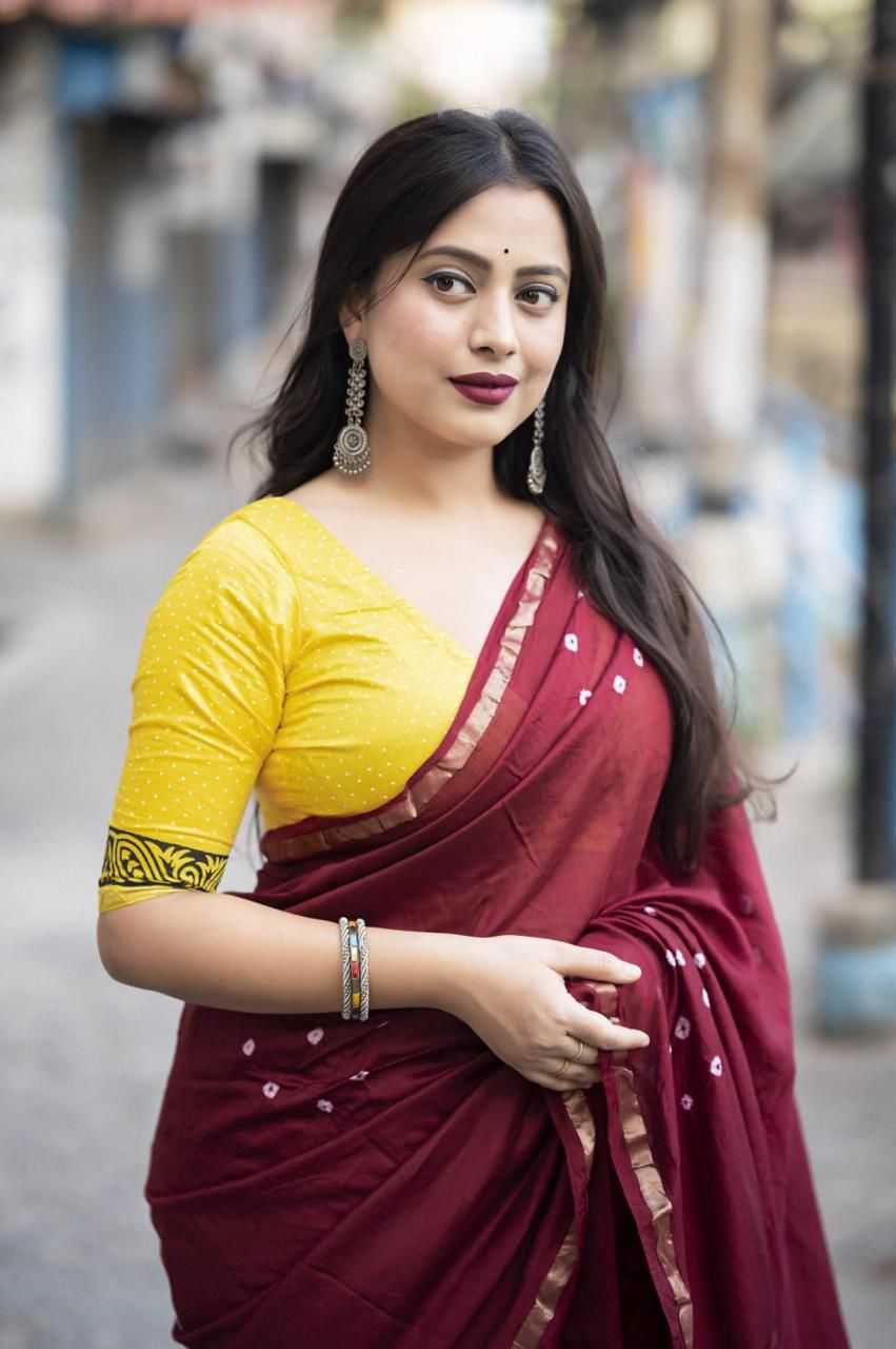 Ynf Chanderi Silk KESH433 135 Sarees Wholesale Designer Sarees Chanderi Sarees Bandhani Sarees Manufacturer- Kapda Export