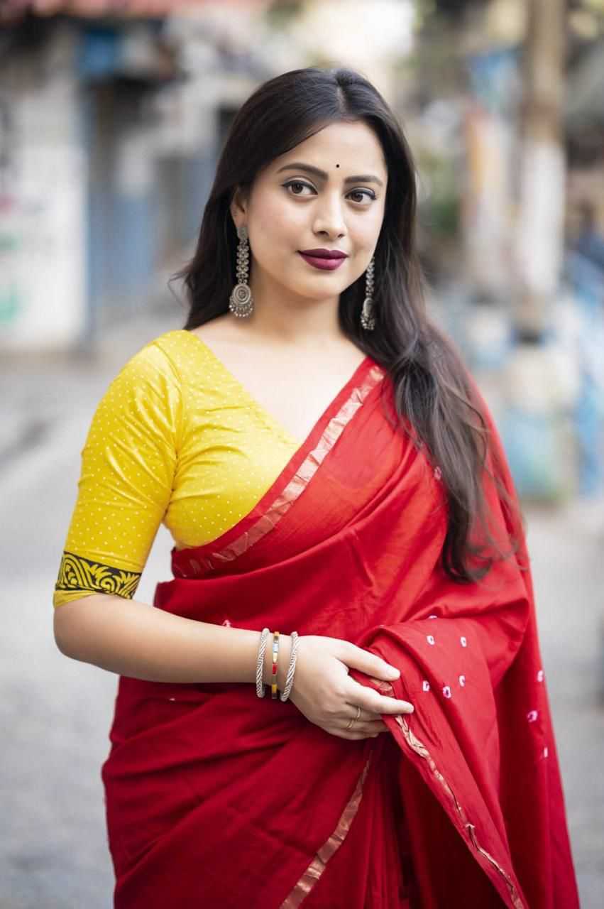 Ynf Chanderi Silk KESH433 135 Sarees Wholesale Designer Sarees Chanderi Sarees Bandhani Sarees Manufacturer- Kapda Export