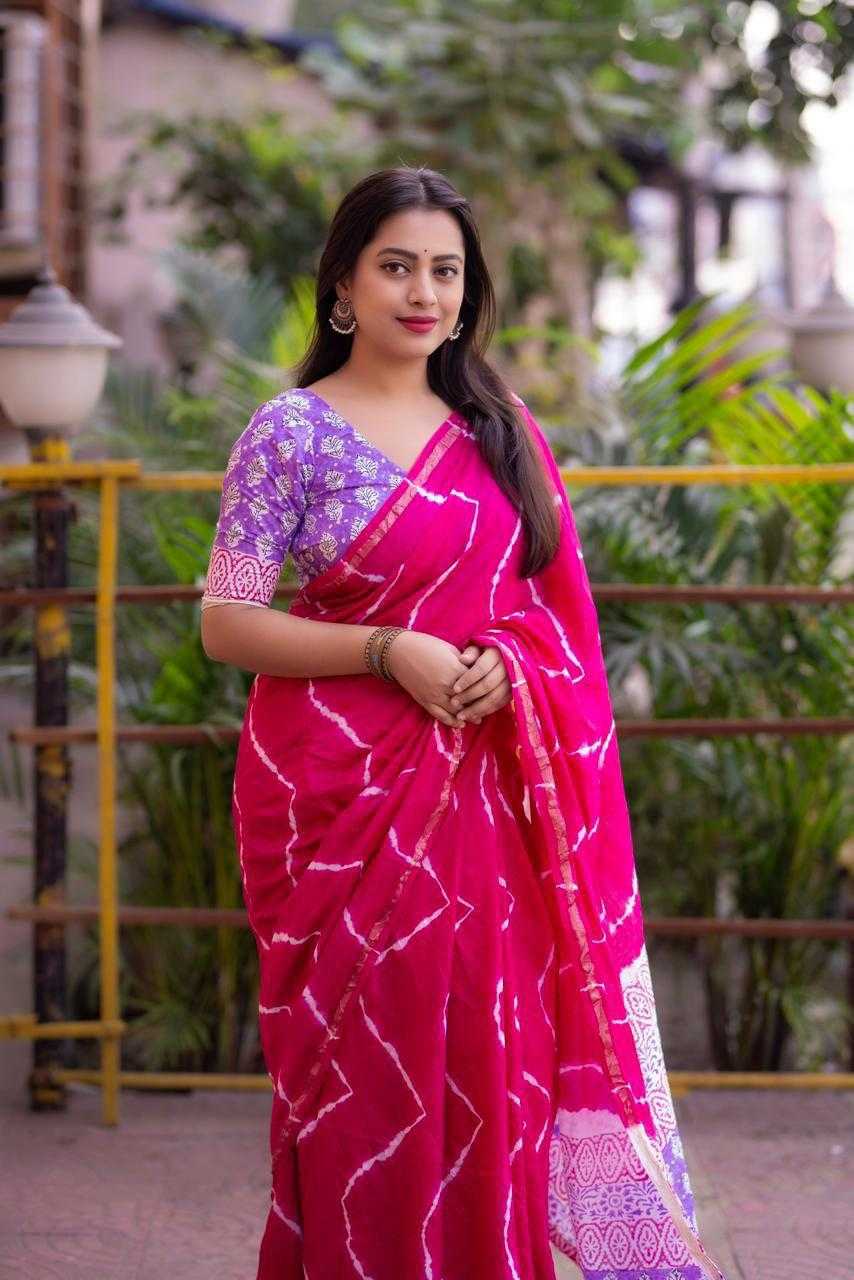 Ynf Chanderi Silk KESH433 235 Sarees Wholesale Party Wear Sarees Ajrakh Sarees Chanderi Sarees Manufacturer- Kapda Export