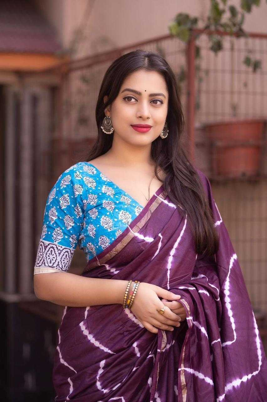 Ynf Chanderi Silk KESH433 235 Sarees Wholesale Party Wear Sarees Ajrakh Sarees Chanderi Sarees Manufacturer- Kapda Export