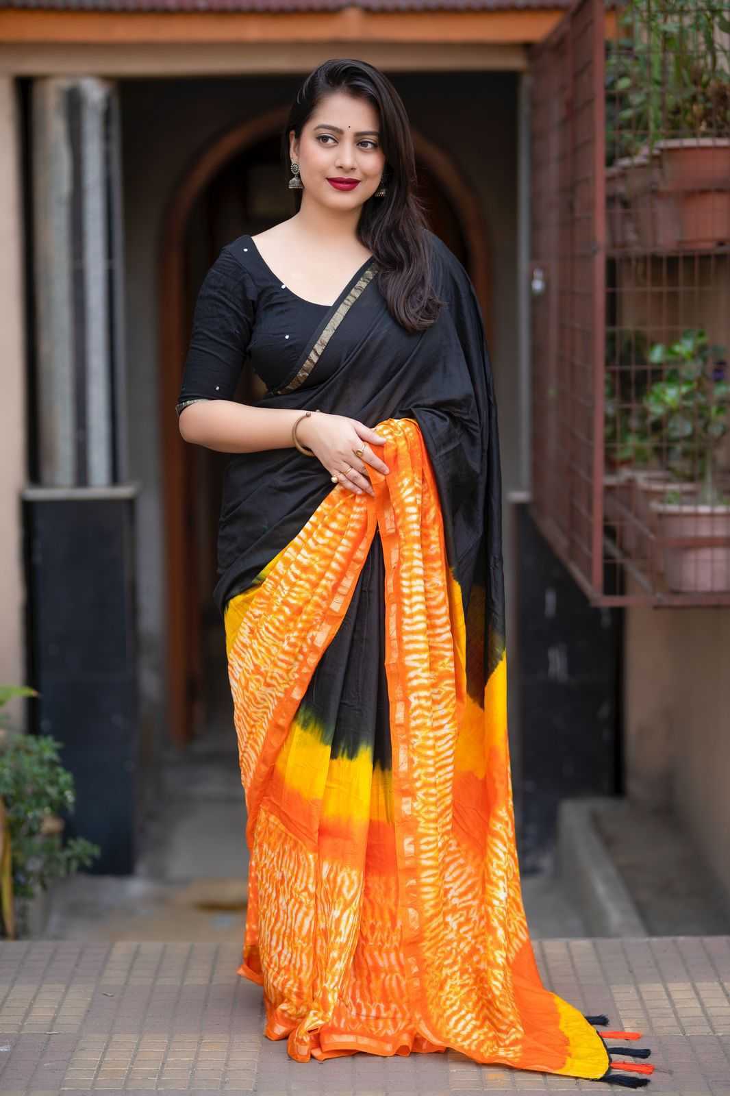 Ynf Chanderi Silk KESH433 418 Sarees Wholesale Chanderi Sarees Cotton Sarees Zari Sarees Manufacturer- Kapda Export