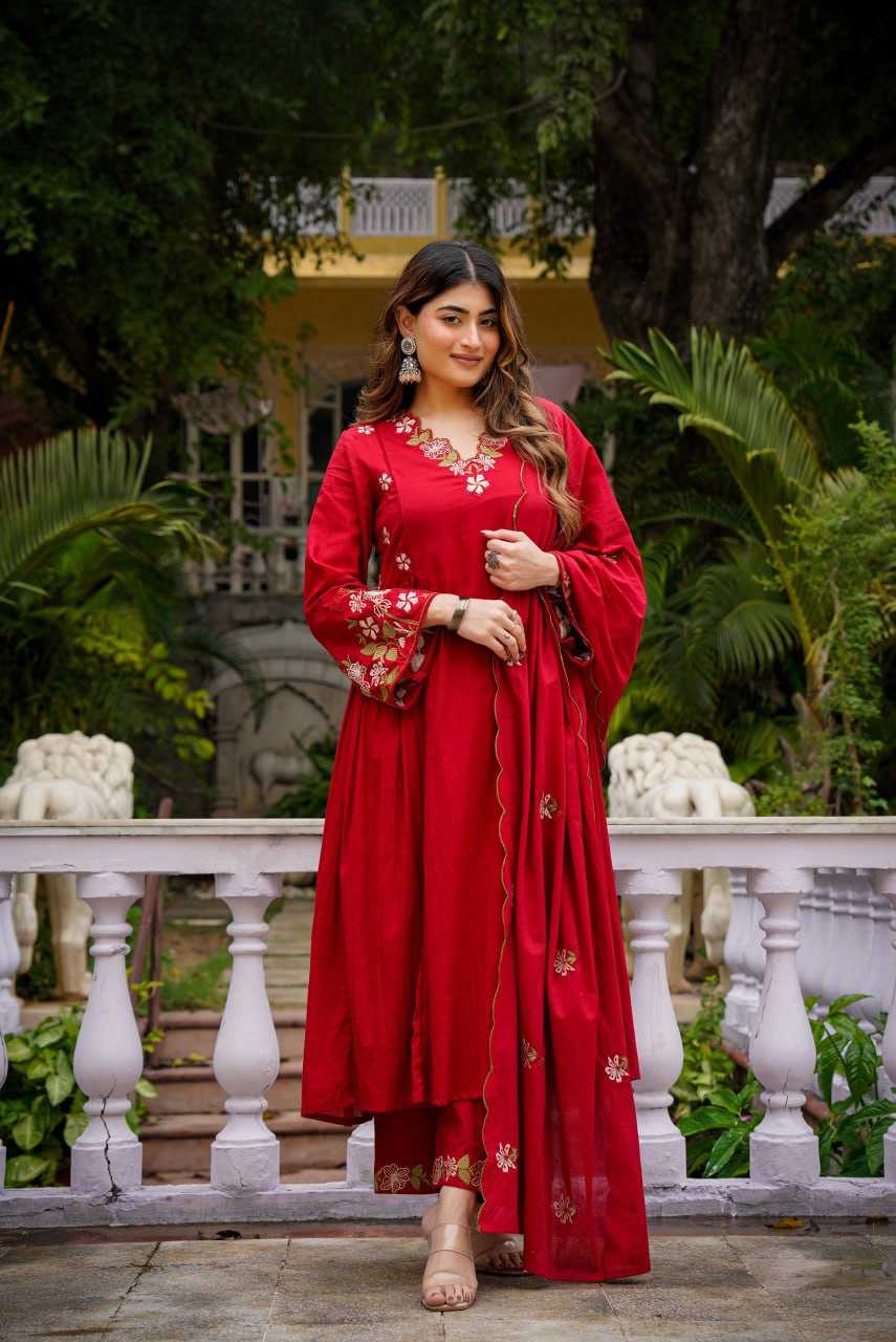 Ynf Chanderi Silk KESH595 SAYESHA Suits & Dresses Festive Collections Wholesale Ladies Silk Suit Chanderi Suit Embroidered Suits Manufacturer- Kapda Export