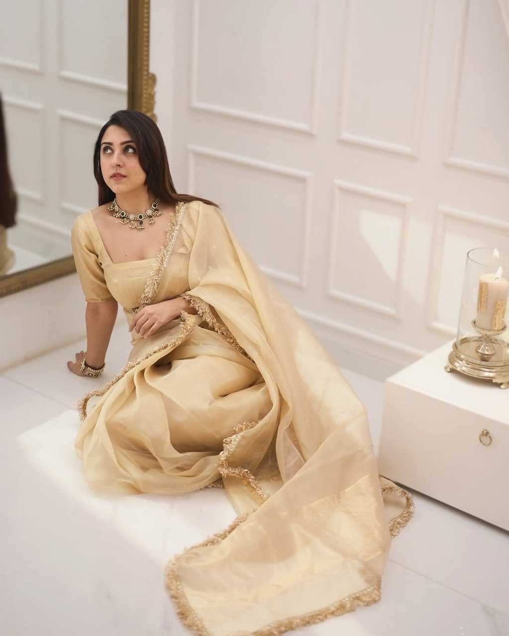 Ynf Chanderi Silk KESH606 sc-372 Sarees Wholesale Party Wear Sarees Fancy Sarees Modern Sarees Manufacturer- Kapda Export