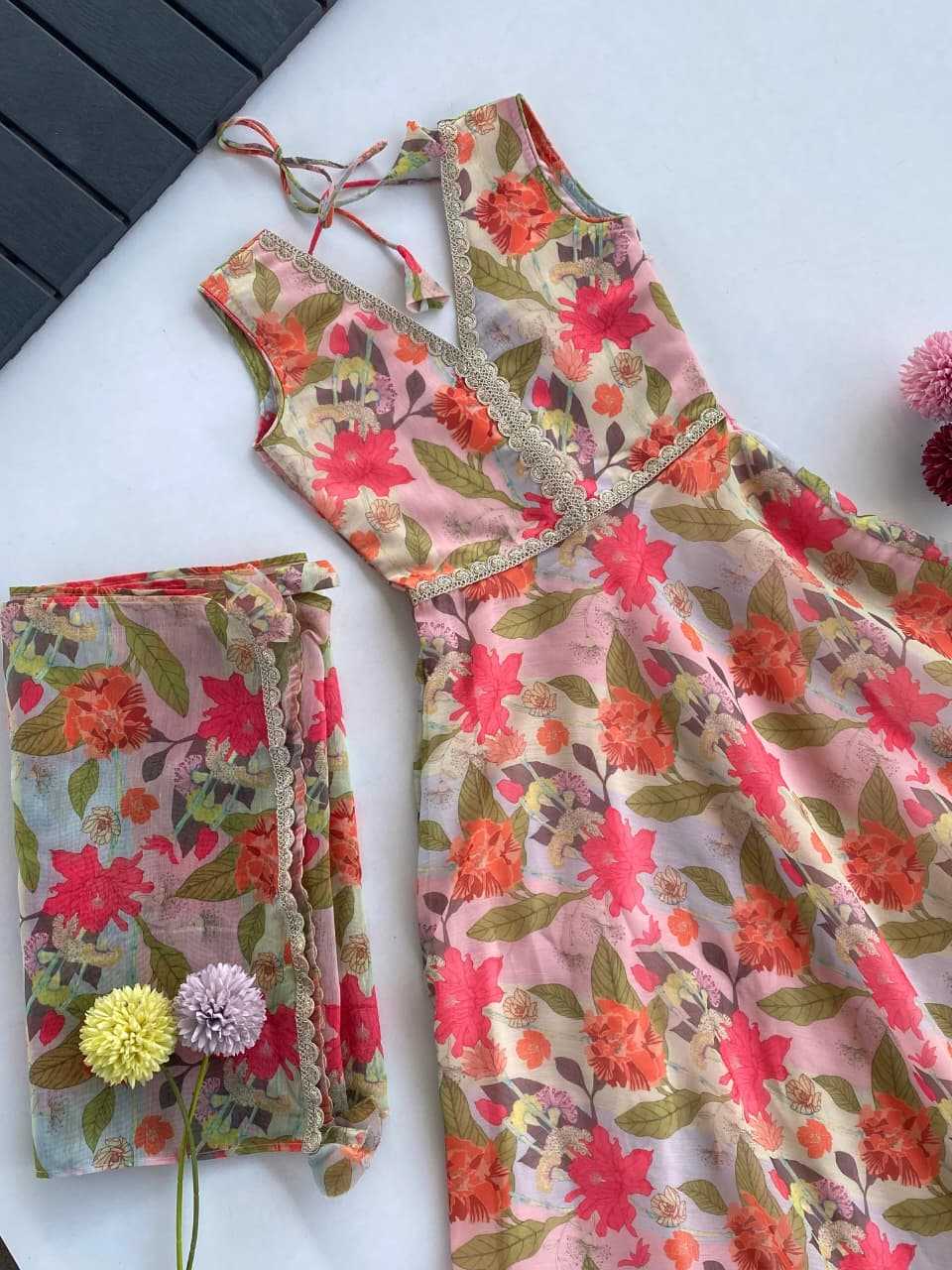 Ynf Chanderi Soft KESH249 K-2077 Kids Wear Festive Collections Wholesale Kids Gown Kids Ethnic Gowns Kids Festive Wear Manufacturer- Kapda Export