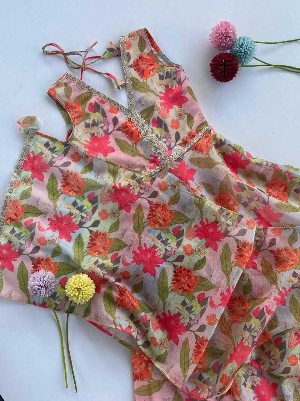 Ynf Chanderi Soft KESH249 K-2077 Kids Wear Festive Collections Wholesale Kids Gown Kids Ethnic Gowns Kids Party Wear Ethnic Manufacturer- Kapda Export