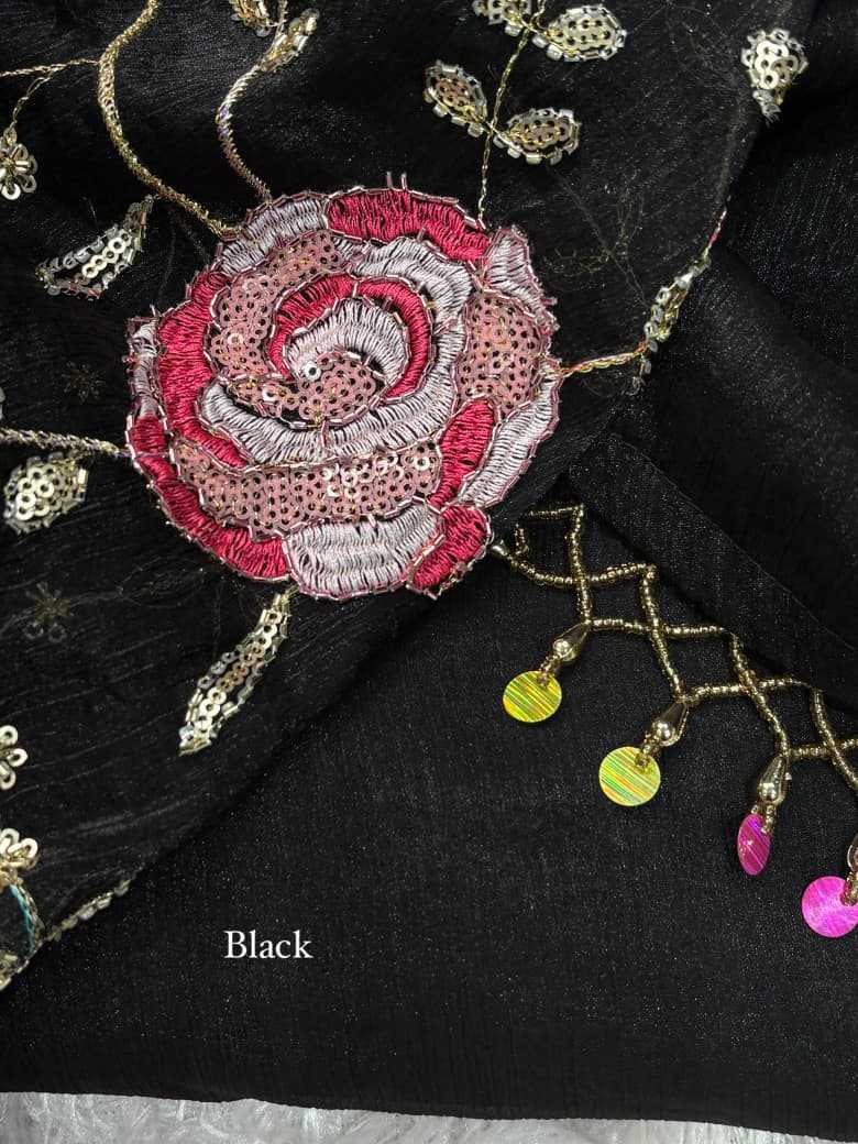 Ynf Chiffon KESH501 Celebration Sarees Wholesale Designer Sarees Sequin Sarees Chiffon Sarees Manufacturer- Kapda Export