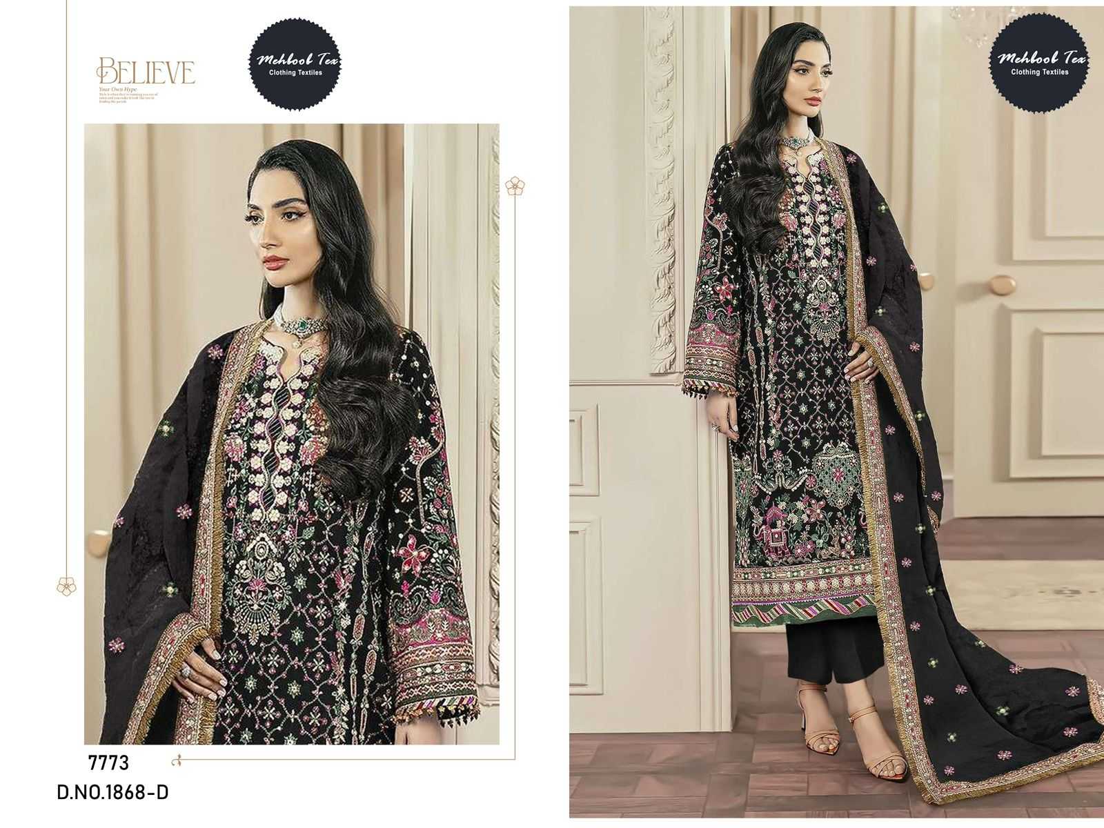 Ynf Chiffon KESH677 DINTING Suits & Dresses Wholesale Embroidery Suits Palazzo Suit Semi-Stitched Suits Manufacturer- Kapda Export
