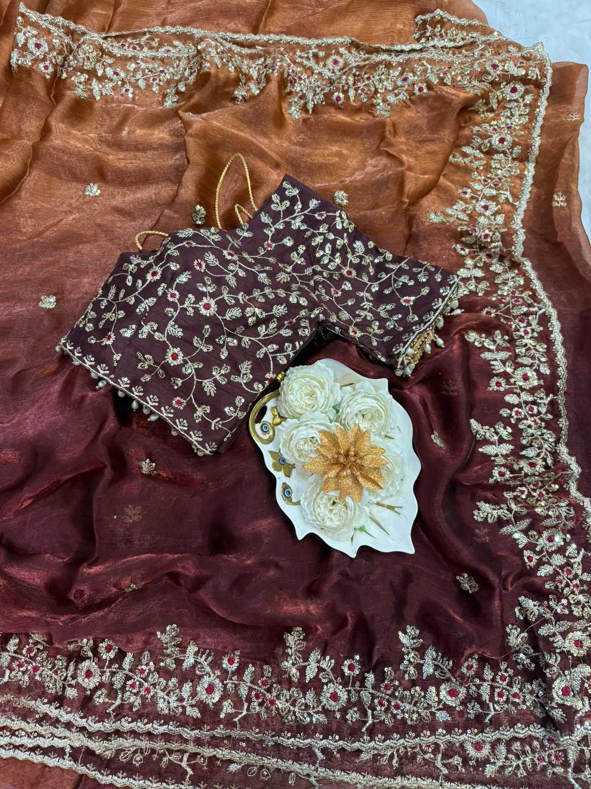 Ynf Chiffon RIN164 107 Sarees Festive Collections Wholesale Sequence Sarees Chiffon Sarees Embroidered Sarees Manufacturer- Kapda Export