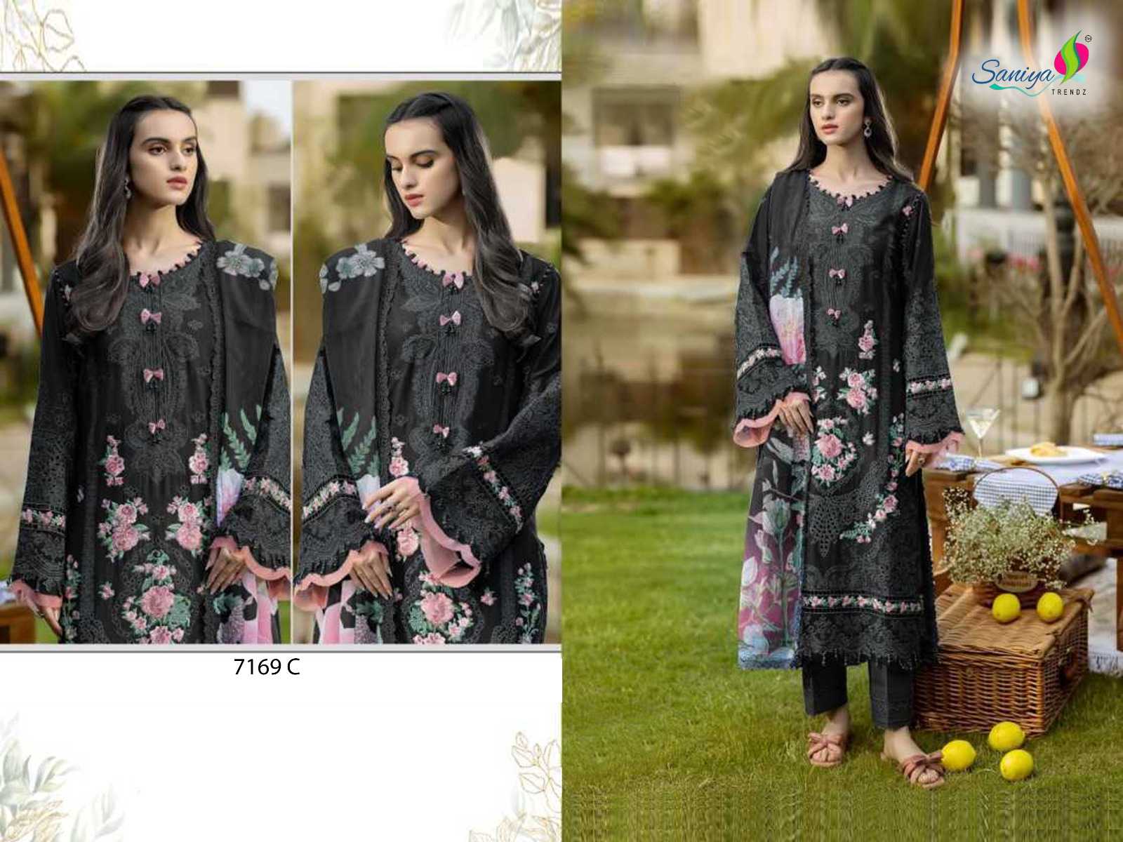Ynf Chikan KESH677 SANIYA TRENDZ Suits & Dresses Wholesale Ladies Suits Embroidery Suits Casual Dresses Manufacturer- Kapda Export