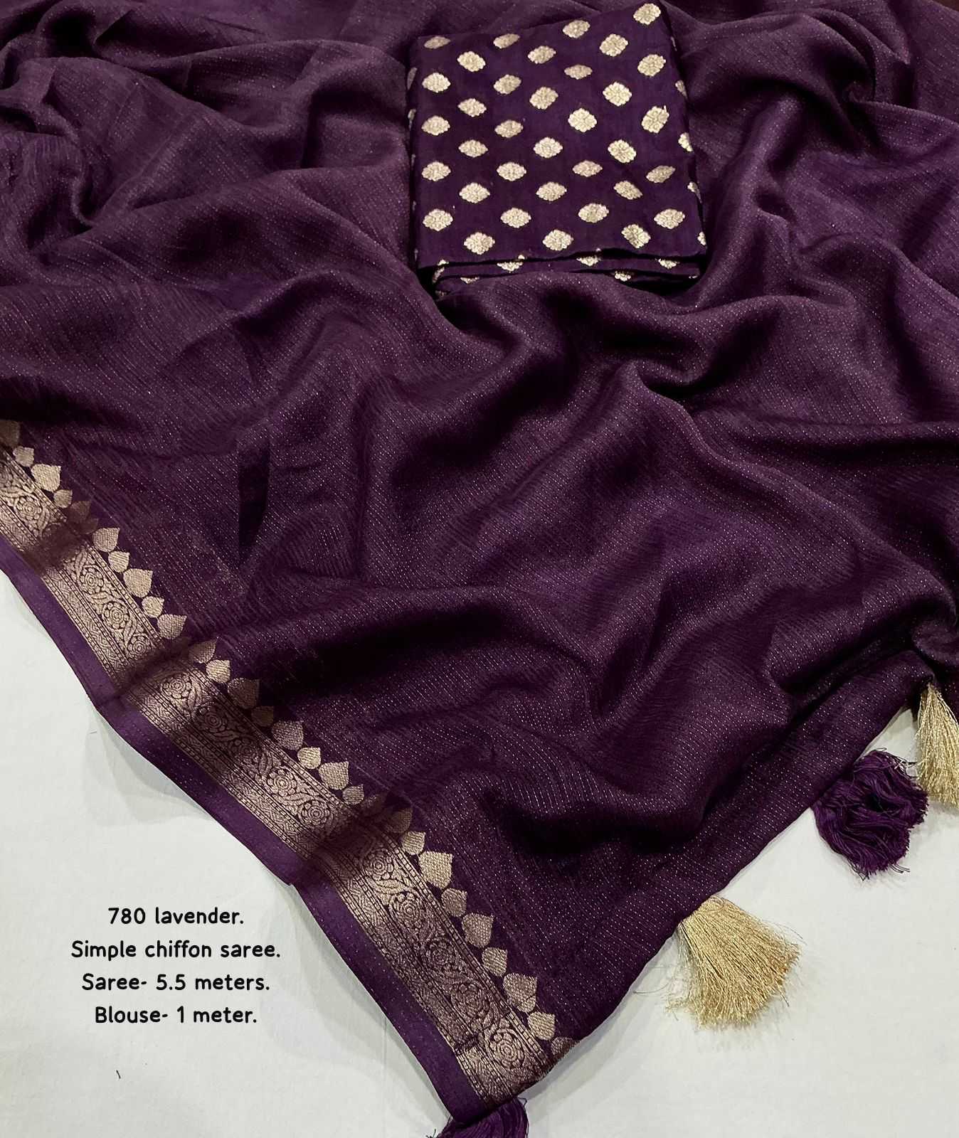 Ynf Chinon KESH433 780 Sarees Wholesale Chiffon Sarees Tussar Sarees Zari Sarees Manufacturer- Kapda Export