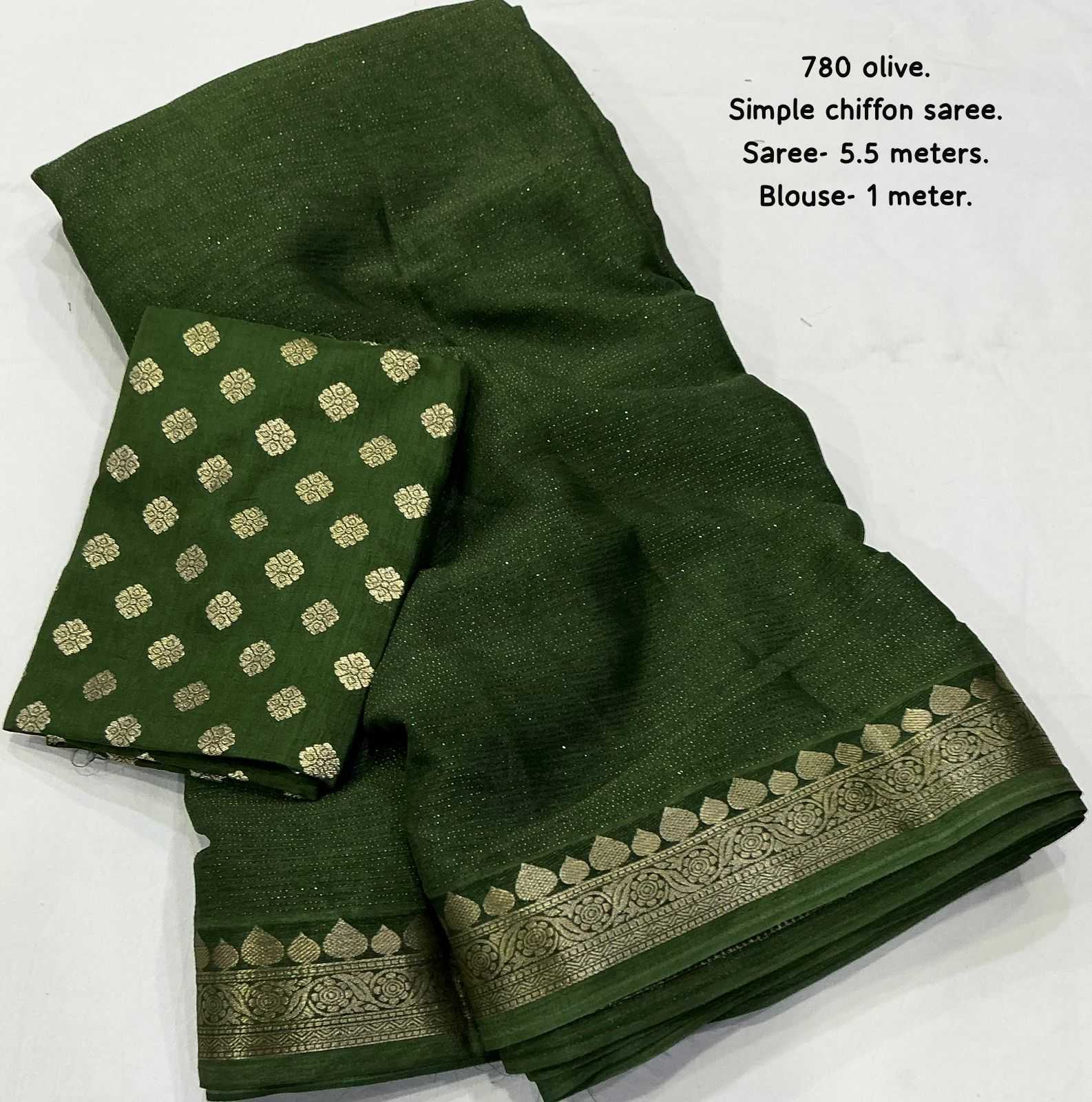 Ynf Chinon KESH433 780 Sarees Wholesale Chiffon Sarees Tussar Sarees Zari Sarees Manufacturer- Kapda Export