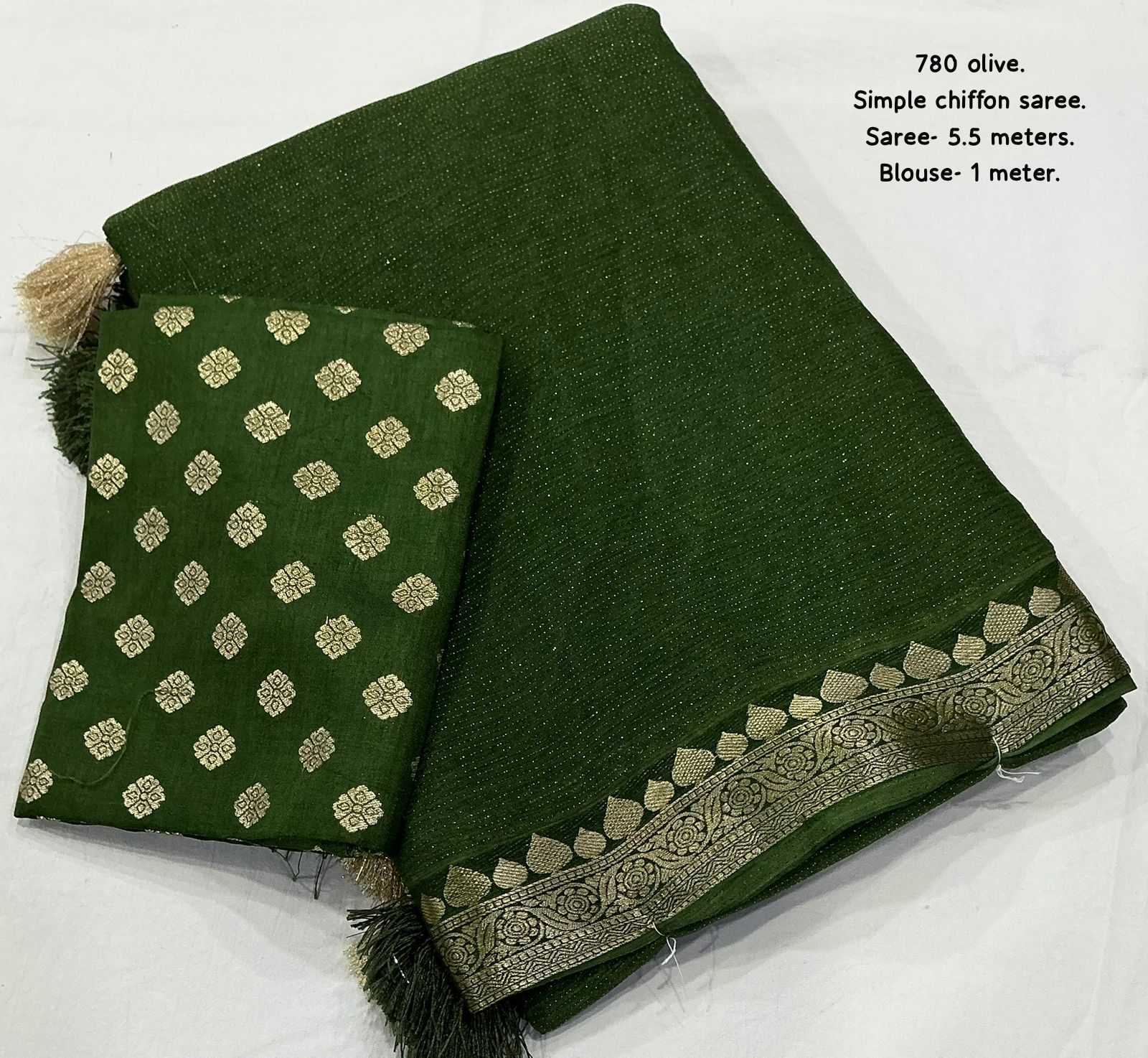 Ynf Chinon KESH433 780 Sarees Wholesale Chiffon Sarees Tussar Sarees Zari Sarees Manufacturer- Kapda Export