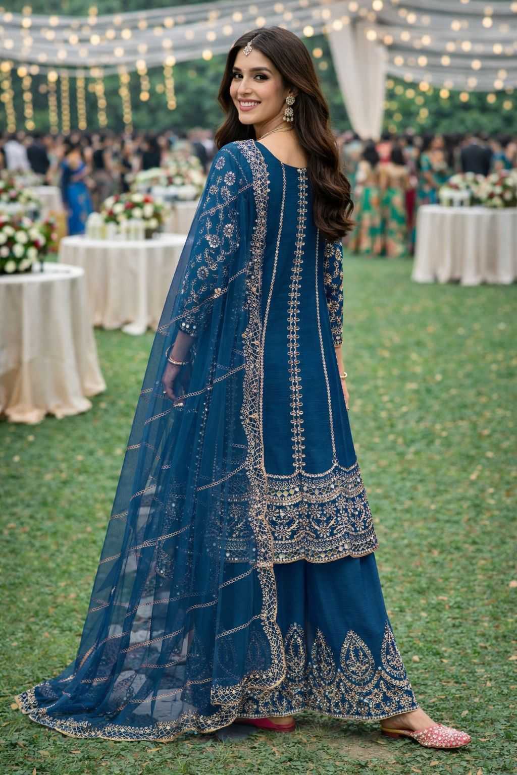 Ynf Chinon KESH481 MRUDANGI RUBY VOL-2 821 Suits & Dresses Wholesale Palazzo Suit Designer Suits Ethnic Dresses Manufacturer- Kapda Export