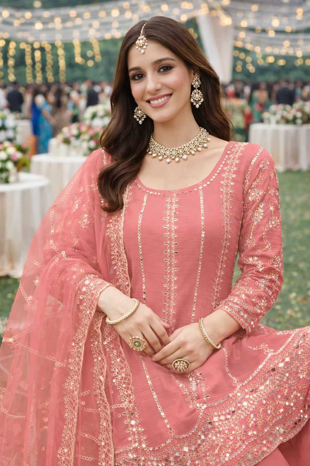 Ynf Chinon KESH481 MRUDANGI RUBY VOL-2 821 Suits & Dresses Wholesale Palazzo Suit Designer Suits Ethnic Dresses Manufacturer- Kapda Export