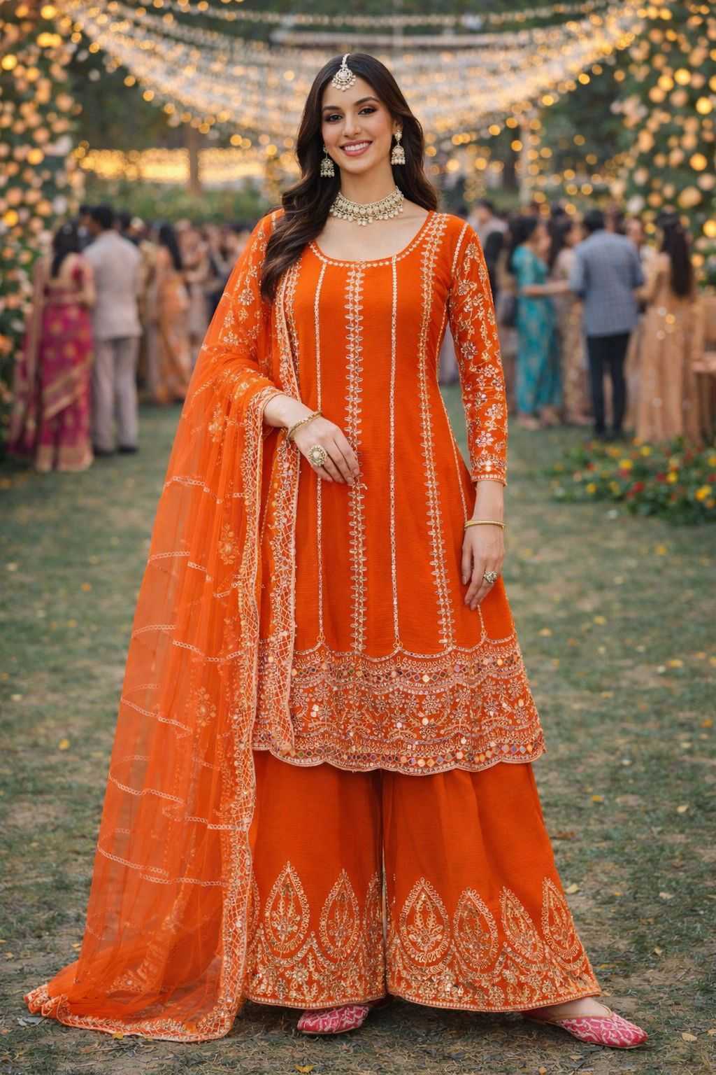 Ynf Chinon KESH481 MRUDANGI RUBY VOL-2 821 Suits & Dresses Wholesale Palazzo Suit Designer Suits Ethnic Dresses Manufacturer- Kapda Export