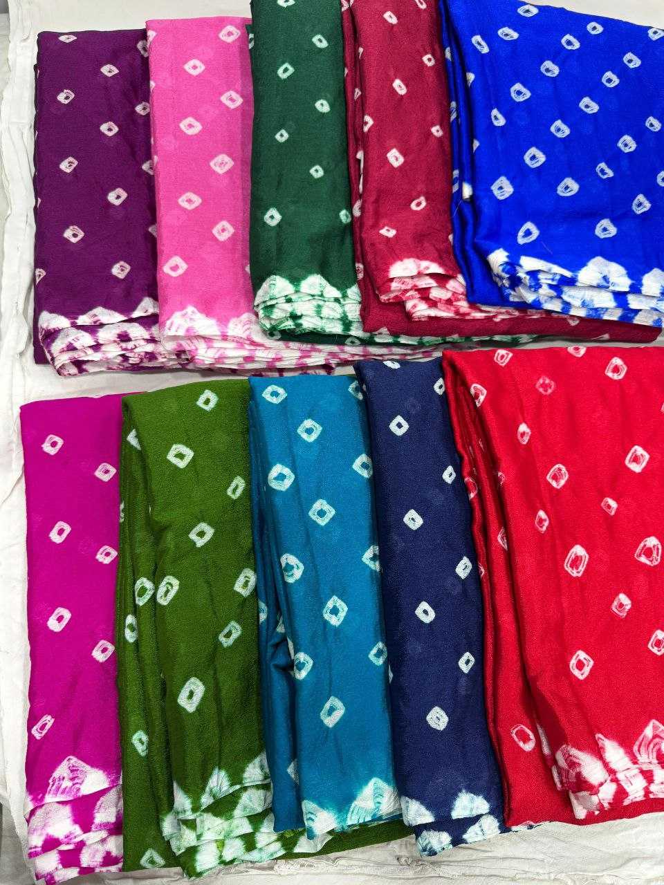 Ynf Chinon KESH601 ALISHA Sarees Wholesale Party Wear Sarees Indian Sarees Bandhani Sarees Manufacturer- Kapda Export